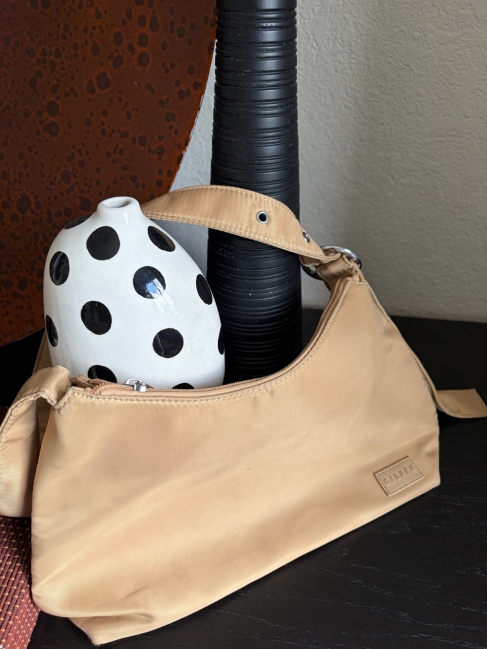 Copenhagen Light Tan Shoulder Bag with Single Strap